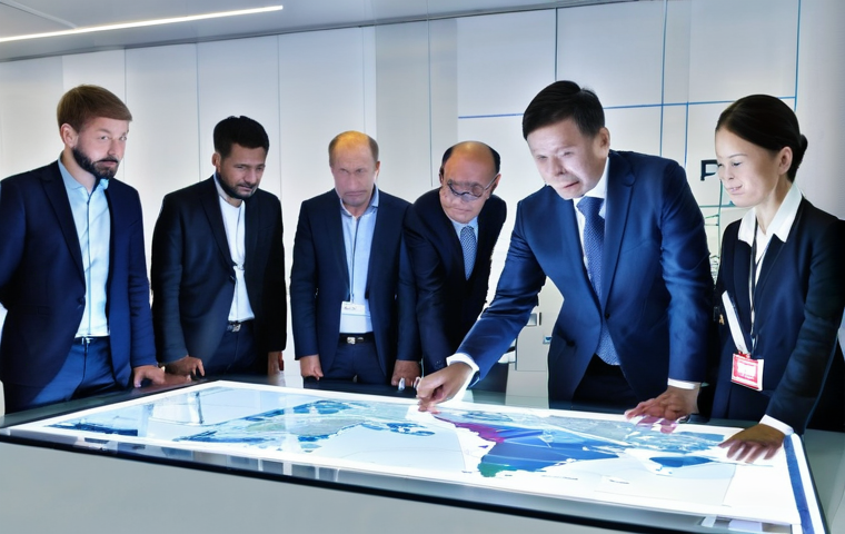물류관리사와 디지털 물류 사례 - **IoT-Monitored Cargo on the Eastern Trade Corridor:**
    A detailed interior shot of a state-of-th...