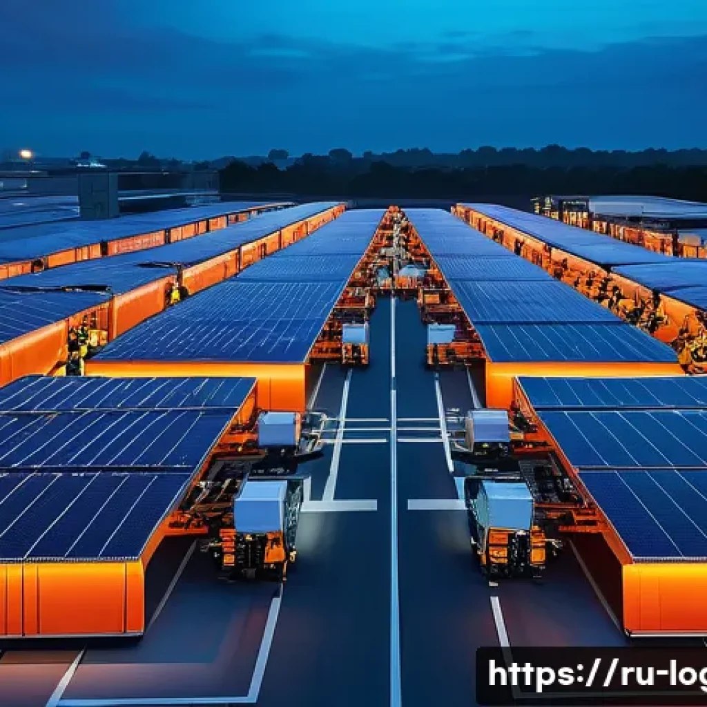 물류관리사 취업 성공기 공유 - **Image Prompt 1: Futuristic Automated Logistics Hub at Dawn**
"A wide-angle, cinematic shot of ...